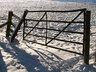 Gate in Snow